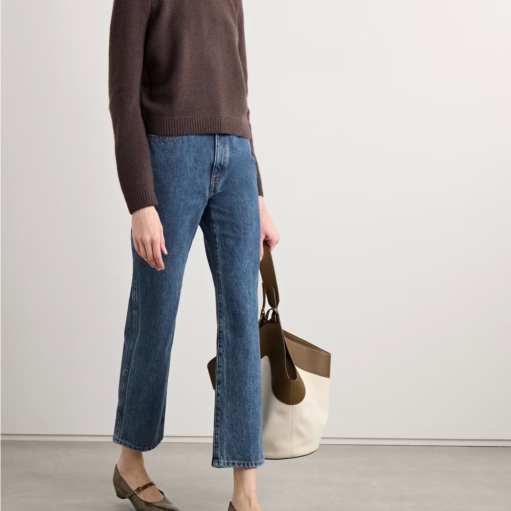 Khaite Abigail Blue Denim Jeans - Picture 5 of 7